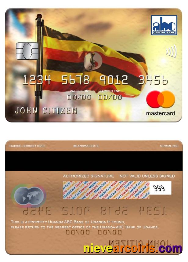 Uganda ABC Bank of Uganda mastercard